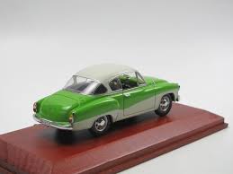 Bitte beachten sie auch meine weiteren. 1960 Wartburg 311 3 Coupe Grun Weiss Atlas Verlag Ddr Auto 1 43