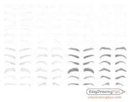 Shade the background of the eyebrow. How To Draw Eyebrows Step By Step Easydrawingtips