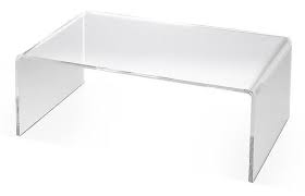 Best round acrylic coffee table. Sydney Clear Acrylic Waterfall Coffee Table