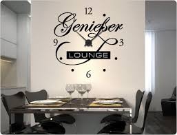 Wandtattoo Uhr Kuche Geniesser Lounge Wandtattoo Uhr Wandtattoo Kuche Wandtattoos Kuche