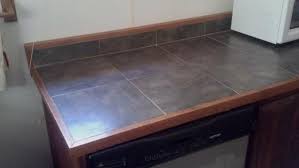 Adding a chrome trim to any laminate countertop or table protects the edge and introduces a classic flair. Wood For Tile Kitchen Countertop Trim What Type Doityourself Com Community Forums
