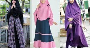 Kain dengan bahan satin banyak dijadikan pilihan para. Model Baju Gamis Saelekko Com