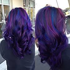 10 Hairstyle Colors Ideas Hair Styles Blue Purple Hair Hair Color Purple