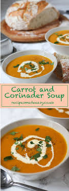 Carrot And Coriander Soup Recipe Carrot And Coriander Carrot And Coriander Soup Coriander Soup