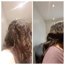 Since I M Pregnant I Wanted To Try Overtone Black On Top With Blue Underneath As A Peekaboo Left Is Before Right Is Af Long Hair Styles Hair Heaven Hair Styles