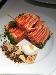 Smoked Salmon Terrine At Blue Water Cafe In Vancouver Smoked Salmon Terrine Seafood Restaurant Salmon Terrine