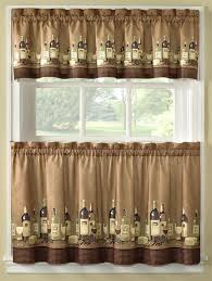wine themed kitchen curtains