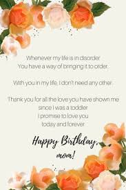 Birthday Poems For Mom And Dad Happy Birthday Mom Quotes Mom Birthday Quotes Happy Mothers Day Wishes