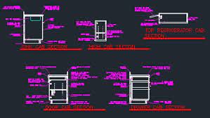 Base cabinets may have a single door, double doors, a series of drawers, or a combination of a drawer and doors; Kitchen And Cabinets Section Detail Cad Files Dwg Files Plans And Details