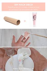 Diy Recuperation Anneau De Serviette De Table I Do It Myself Serviette De Table Serviettes Diy