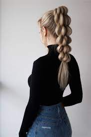 Unique Braided Ponytail Hair Tutorial Alex Gaboury Hair Styles Unique Braided Hairstyles Braids For Long Hair