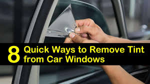It's possible to do it yourself to save the cost of labor, but there are some issues to consider before you decide to apply a car window tint yourself versus allowing a professional to handle it. 8 Quick Ways To Remove Tint From Car Windows