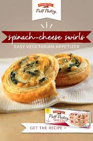 Spinach Cheese Swirls Puff Pastry Recipe Vegetarian Appetizers Vegetarian Appetizers Easy Recipes