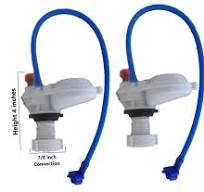 Toilet Fill Valve Replacement, Mini Pilot, Toilet Water Fill Valve, Easy to  Install. By NuFlush (2 Pack) - NuFlush