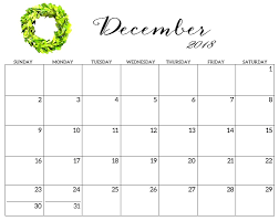 35 Cute December 2018 Calendar Floral Wallpaper Images Designs Calendar Printables Cute Calendar Calendar
