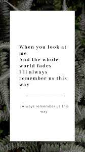 Always remember us this way is a song from the 2018 film a star is born and its soundtrack of the same name, performed by the film's star lady gaga. Always Remember Us This Way This Is Us Quotes Cool Words Lady Gaga Lyrics