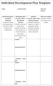 Individual Development Plan Template Word Fresh Individual Developme In 2020 Personal Development Plan Template Personal Development Plan Professional Development Plan