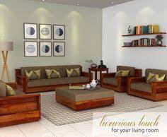 Buy Marriott 3 Seater Wooden Sofa Honey Finish Online In India Wooden Street Living Room Sofa Set Wooden Sofa Designs Furniture Design Living Room