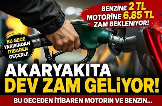 Benzin ve Motorine Geceden Sonra Dev Zam Geliyor: Cüzdan Hazır mı?