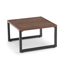 Coffee table, 43 industrial coffee table for living room, retro central table with shelf, wooden tabletop and metal frame living room table, cocktail table tea table, rustic brown. Hometrends Small Steel Coffee Table Outdoor Walmart Canada