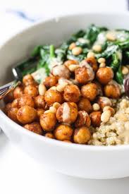 Roasted Chickpea Quinoa Bowl Recipe Recipes Vegetarian Recipes Healthy Recipes