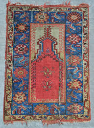 central anatolian konya ladik prayer rug circa 1860 70 2 10 x 3 11 ft 87 x 119 cm hali halilar seccade