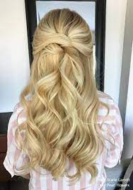 New Wedding Hairstyles Half Up Half Down Short Hair Bridal Shower 42 Ideas Hair Styles Half Up Curls Half Up Hair