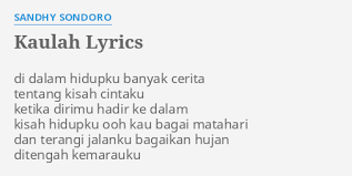 Dm f dm g kerajaanmu kebenaranmu itu bagianku. Kaulah Lyrics By Sandhy Sondoro Di Dalam Hidupku Banyak