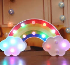 Baby Sleep Light 3d Led Rainbow Colorful Night Light Batteries Powered Decorative Lights Baby Bedside Lamp Children Toy Gifts Rainbow Night Light Night Light Light Decorations