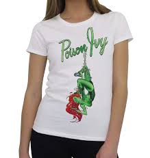 Superherostuff Poison Ivy Just Hanging Out Womens T Shirt