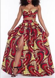 2piece African Dress Traditional African Clothing African Print Dresses