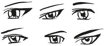 Make this line as wide as you want the eye to be.drawing different eye expressions narrow the eyes and curve the lower eyelids down to. Draw Anime Eyes Male How To Draw Manga Boys Men Eyes Drawing Tutorials How To Draw Step By Step Drawing Tutorials