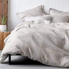 Domino By The Company Store Vernon Duvet Cover Sham Light Gray Duvet Cover Master Bedroom Gray Duvet Cover Textured Duvet