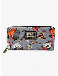 Loungefly Harry Potter Tattoo Icons Wallet Harry Potter Wallet Star Wars Bag Hot Topic Harry Potter