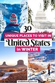30 Beautiful Places To Visit In Winter In Usa Winter Travel Destinations Best Winter Vacations Beautiful Places To Visit