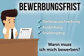 Der winter ist eine der vier jahreszeiten, die das jahr ausmachen. Bewerbungsfrist Stellenausschreibung Ausbildung Studium