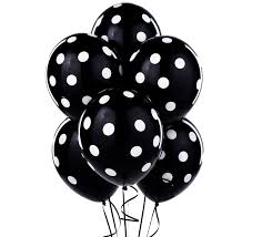 Black And White Balloons Pin On Polka Dotta