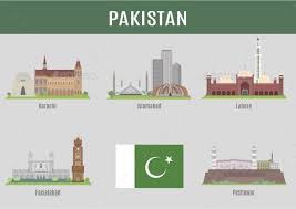 Cities In Pakistan Pakistan City City Vector
