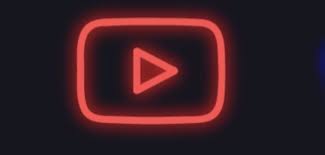 Neon Red Youtube App Icon App Icon Homescreen Icon