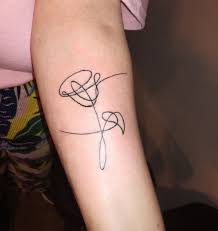 Maybe you would like to learn more about one of these? Bts Tattoos Rest Twitter Da Bts Tattoo Single Line Work Of Love Yourself Her Album Art V Version Placement Arm Artist In Seoul Owner Seokjinshownu Https T Co Sbnsrb5hf5