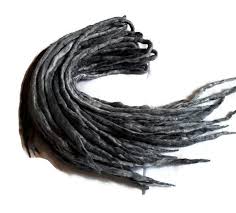 Wool Dreadlocks Grey Black Blend Custom Wool Dreads Double Ended Rovi Dragon Dreads Dread extensions are serious business. wool dreadlocks grey black blend custom wool dreads double ended roving art hair extensions kit