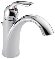 Single hole bathroom faucet chrome. Delta Faucet Lahara Single Hole Bathroom Faucet Single Handle Bathroom Faucet Chrome Bathroom Sink Faucet Diamond Seal Technology Metal Drain Assembly Chrome 538 Mpu Dst Buy Online In Antigua And Barbuda At Antigua Desertcart Com Productid
