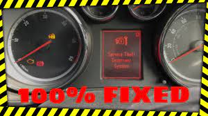 Vauxhall Insignia Service Theft Deterrent System Fixed Youtube
