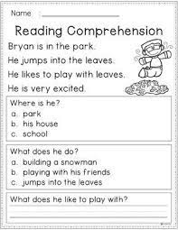 Free Reading Comprehension Reading Comprehension Worksheets Reading Comprehension Kindergarten First Grade Reading Comprehension