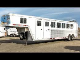You'll get the ultimate package! 2004 Featherlite 6 Horse Gooseneck Trailer Transwest Truck Trailer Rv Stock 5u160666 Youtube