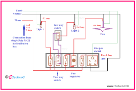 Circuit diagram of '10w amplifier circuit using ic tda2030' with power supply. Single Room Wiring Diagram House Wiring Electrical Circuit Diagram Diagram House Wiring