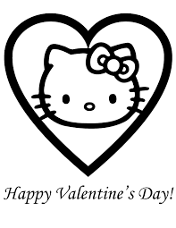 Keep your kids busy doing something fun and creative by printing out free coloring pages. Valentines Day Coloring Pages Dibujo Para Imprimir Happy Hello Kitty Valentines Day Coloring Page Dibujo Para Imprimir