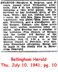 Whatcom County Funeral Notices S