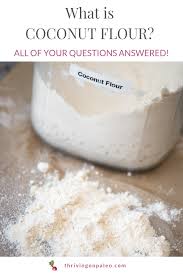 What Is Coconut Flour Your Questions Answered Thriving On Paleo Aip Paleo Recipes For Autoimmune Disease Relief What Is Coconut Flour Coconut Flour Baking With Coconut Flour