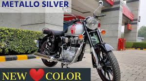I think black color suits the best for classic 350 this color is timeless and never tends to lose it's charm. Royal Enfield Classic 350 New Colours 2020 Metallo Silver Classic 350 New Color 2020 Walk Around Youtube